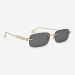 Lunettes de soleil rectangulaires