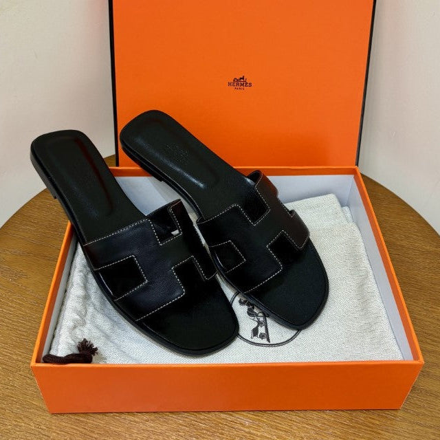 Hermes - Claquettes Noir - Image 6