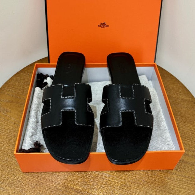 Hermes - Claquettes Noir - Image 7