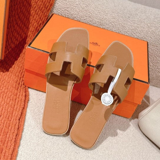 Hermes - Claquettes Gold - Image 5