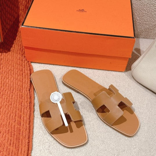 Hermes - Claquettes Gold - Image 7