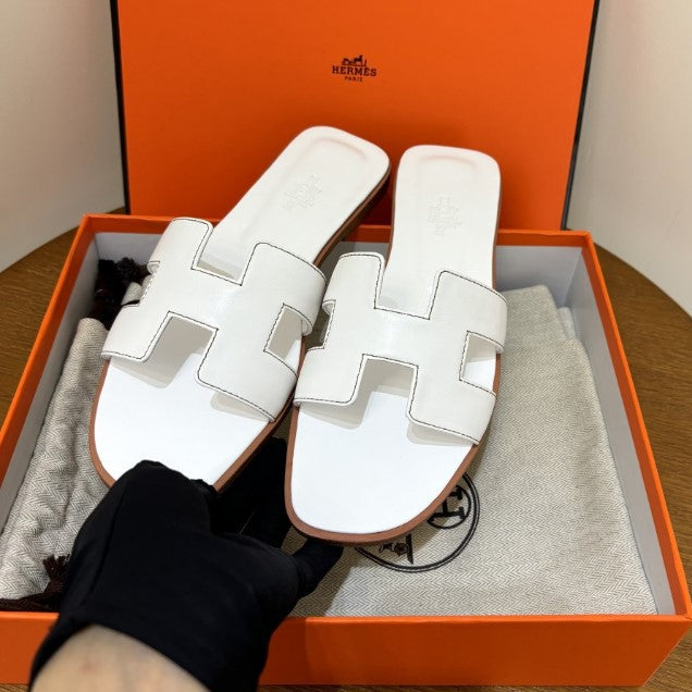 Hermes - Claquettes Blanc - Image 6