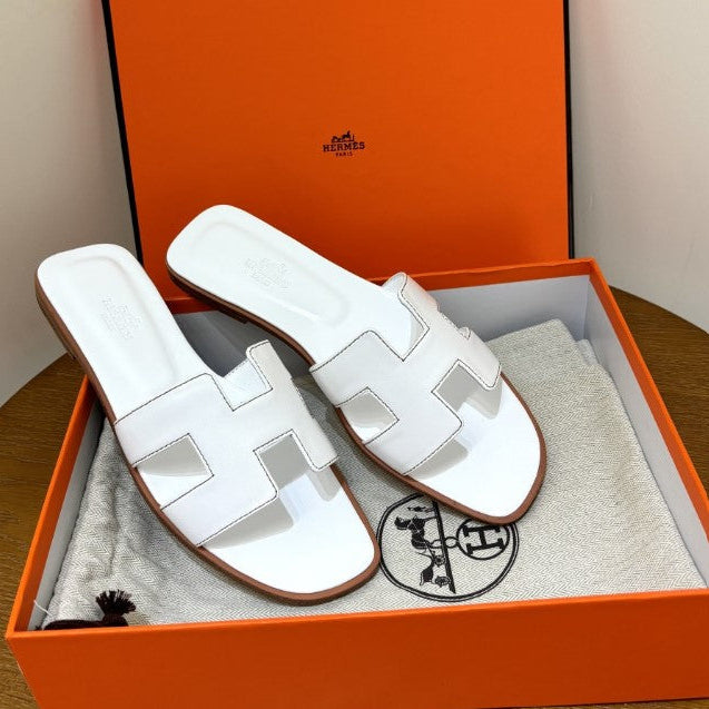 Hermes - Claquettes Blanc - Image 7