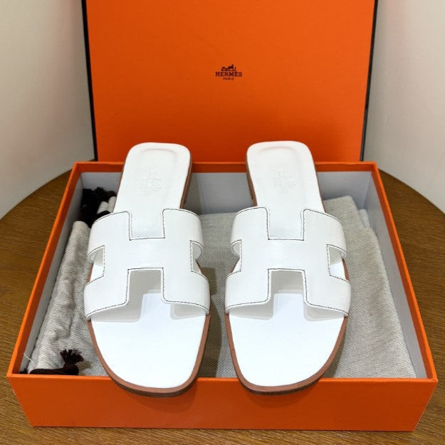 Hermes - Claquettes Blanc - Image 2
