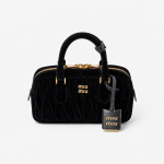 Sac Arcadie en Velours Matelassé