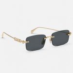 Lunettes de soleil rectangulaires
