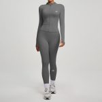 Ensemble Alo Veste & Legging Gris
