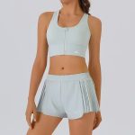 Ensemble Alo Vert Menthe Brassière & Short