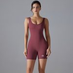 Combinaison Alo Bordeaux Col Rond
