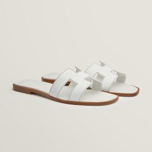 Hermes - Claquettes Blanc