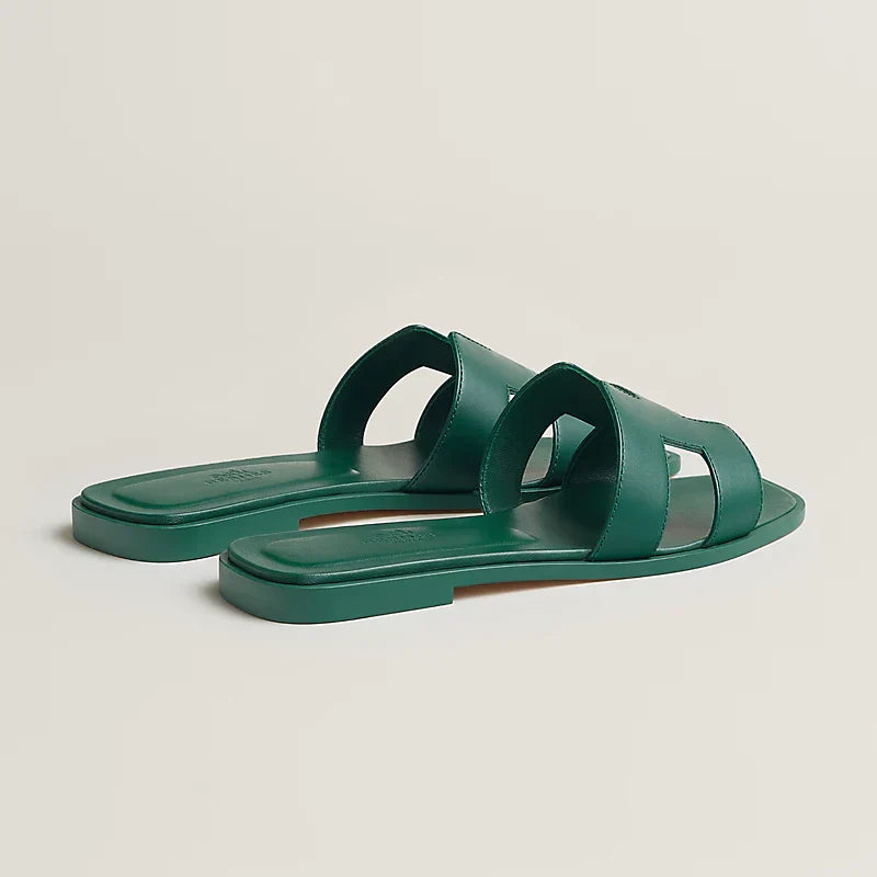 Hermes - Claquettes Vert viride - Image 4