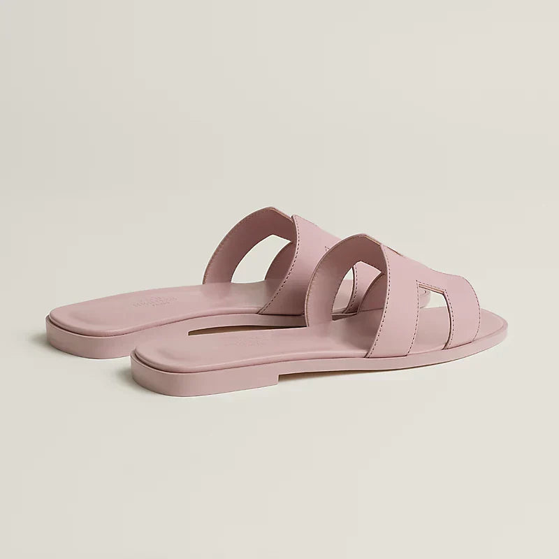 Hermes - Claquettes Rose Cancan - Image 4