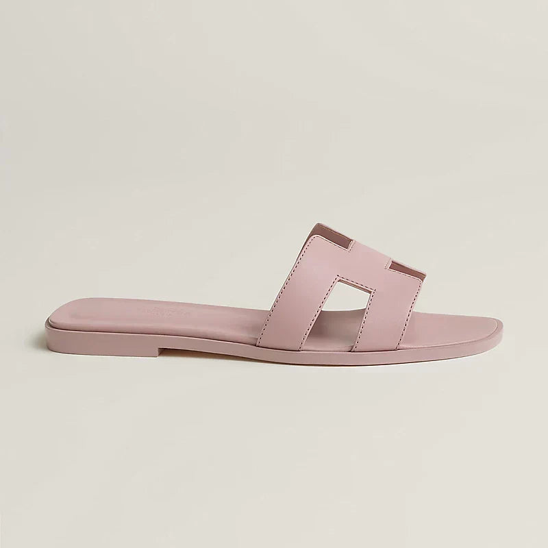 Hermes - Claquettes Rose Cancan - Image 5