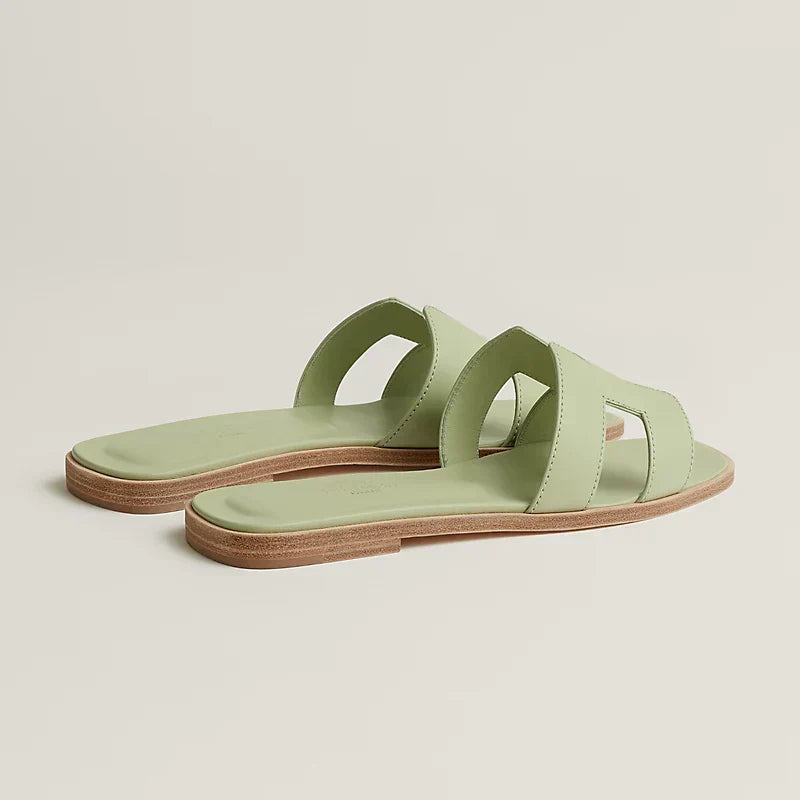 Hermes - Claquettes Vert de mer - Image 4