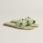 Hermes - Claquettes Vert de mer