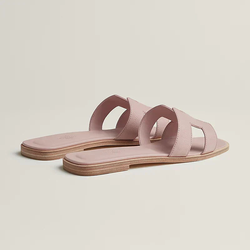Hermes - Claquettes Rose porcelaine - Image 3